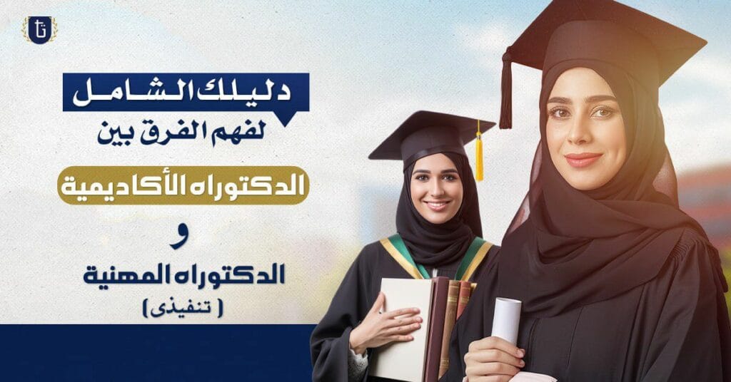 الفرق بين الدكتوراه المهنية والأكاديمية