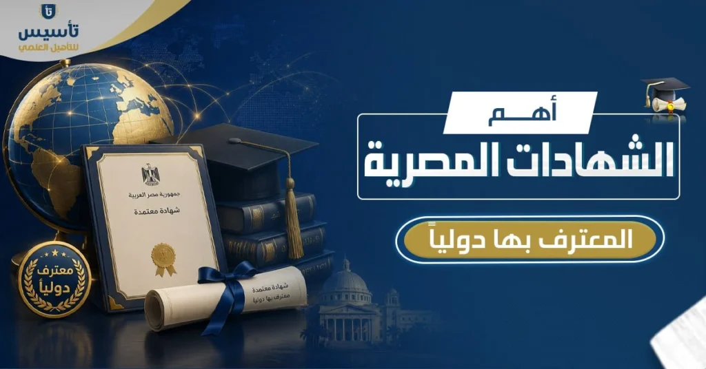 أهم الشهادات المصرية المعترف بها دوليا