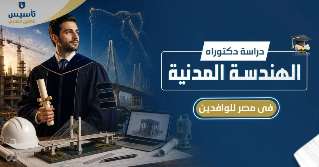 دراسة دكتوراه الهندسة المدنية في مصر للوافدين