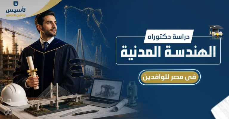 دراسة دكتوراه الهندسة المدنية في مصر للوافدين