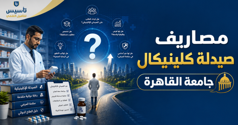 مصاريف صيدلة كلينيكال جامعة القاهرة